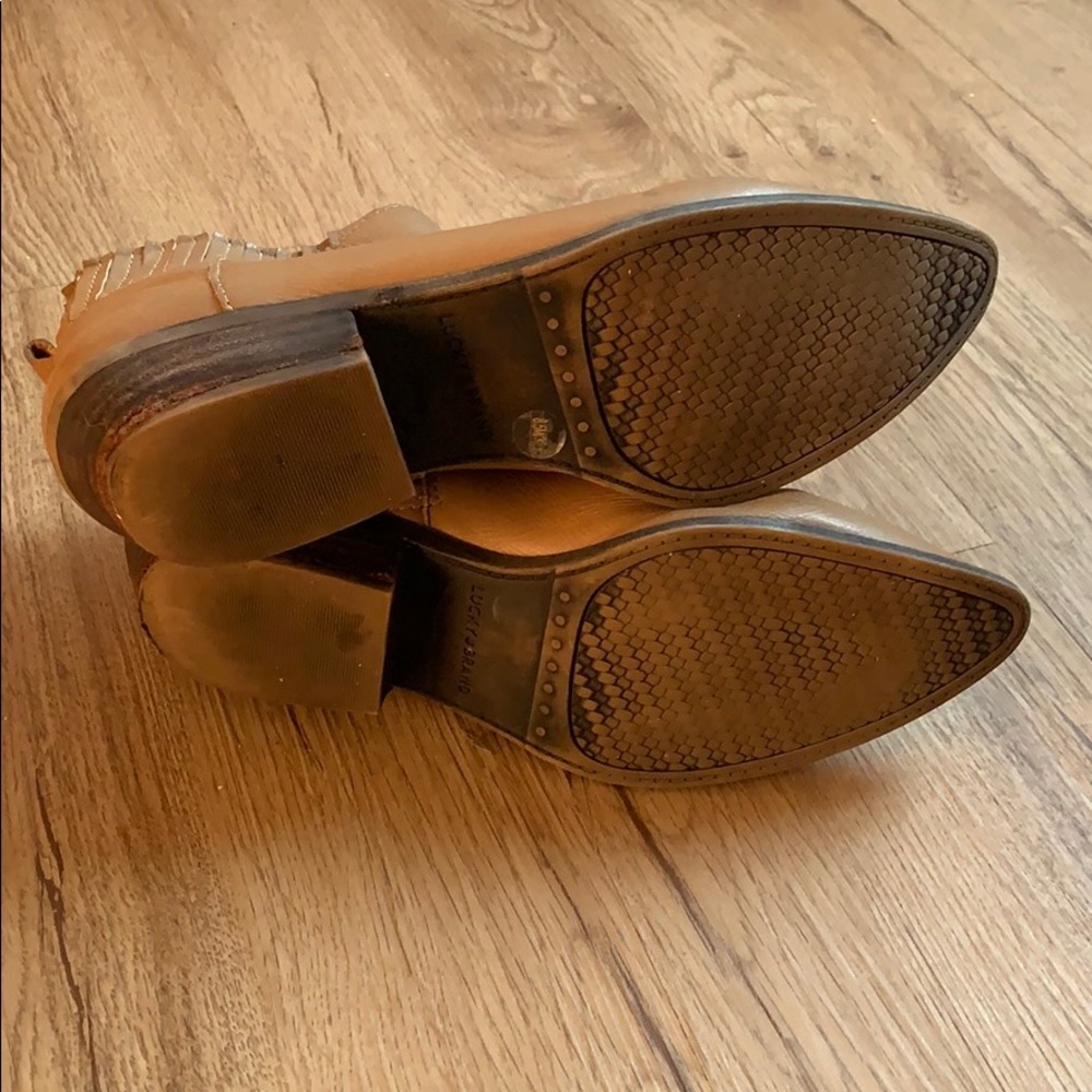 Lucky Brand Tan Booties - Picture 8 of 8